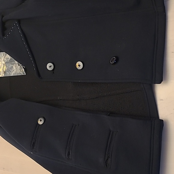 EUC Knitted Dove Anthropologie Black Cotton Blend Button Front Jacket - Picture 13 of 16